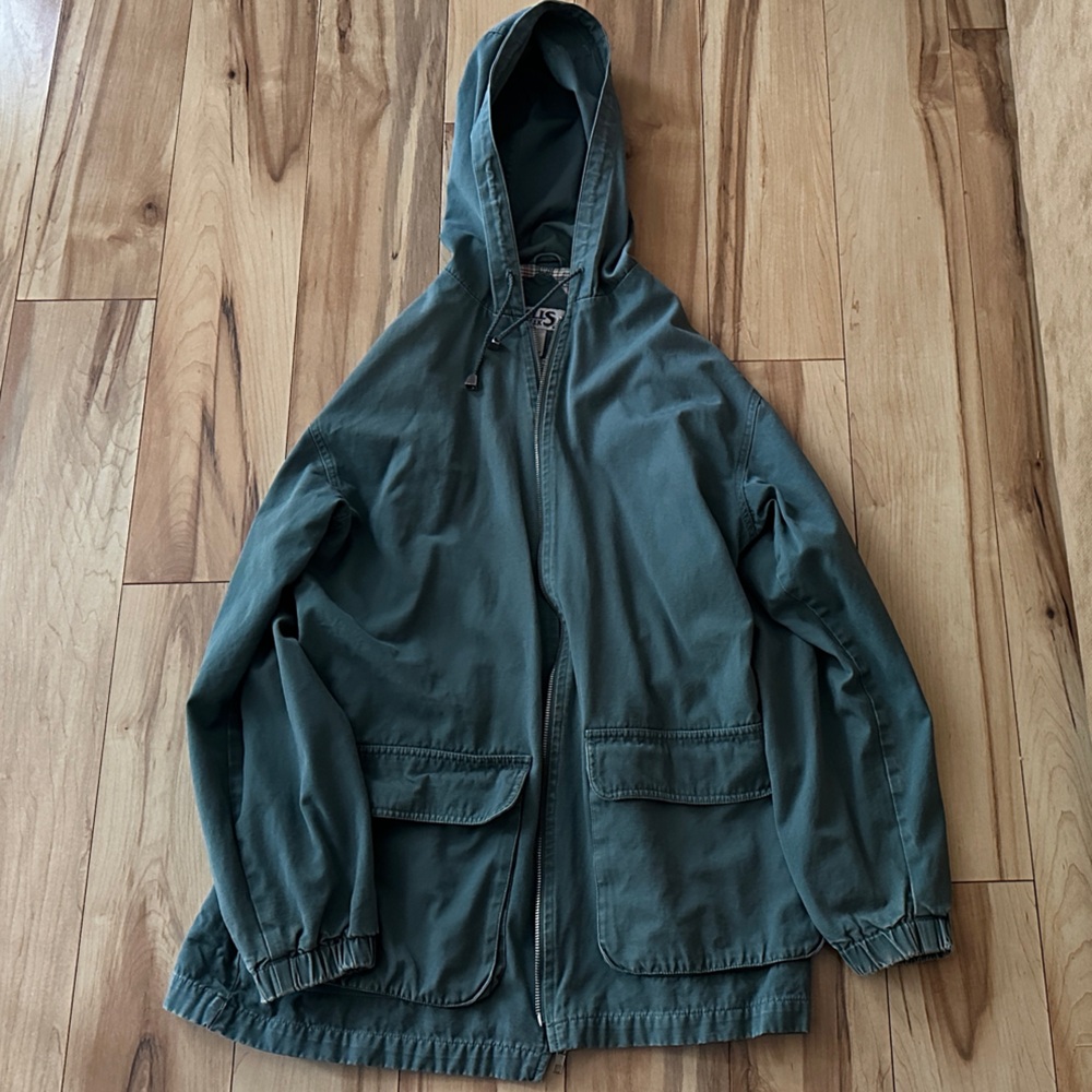 Cute Green Hooded Jacket